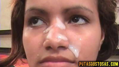 Tinka si sborra in faccia dopu à u sessu anale